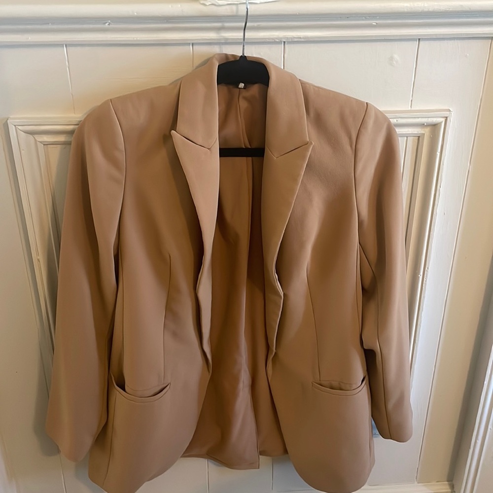 Express women’s tan blazer XS EUC